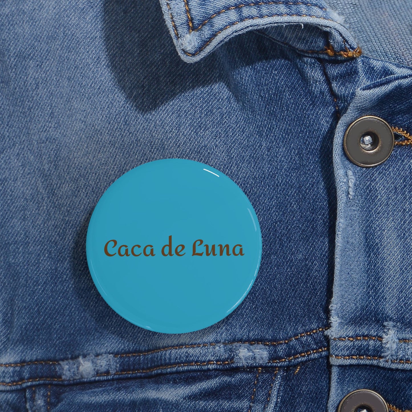Caca de Luna, Moon Poo Forest Slime Mold Colorful Button Badges.  Are A Curious Collectable Accessory.